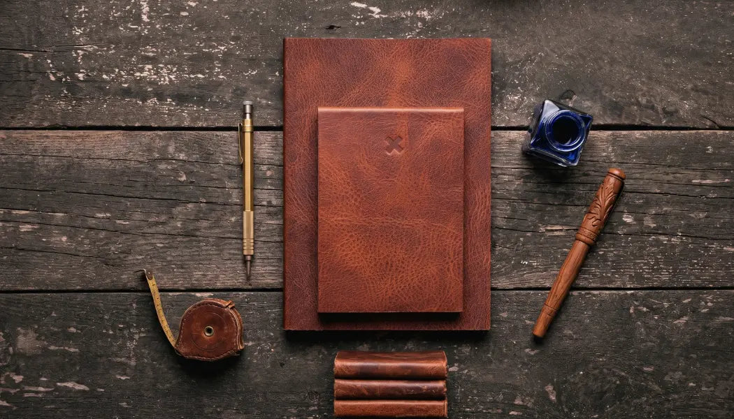 Deri Kaplı Defter