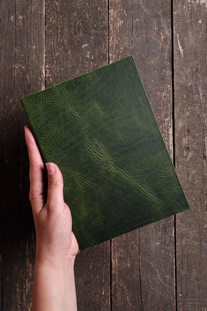 Deri Kaplı Defter