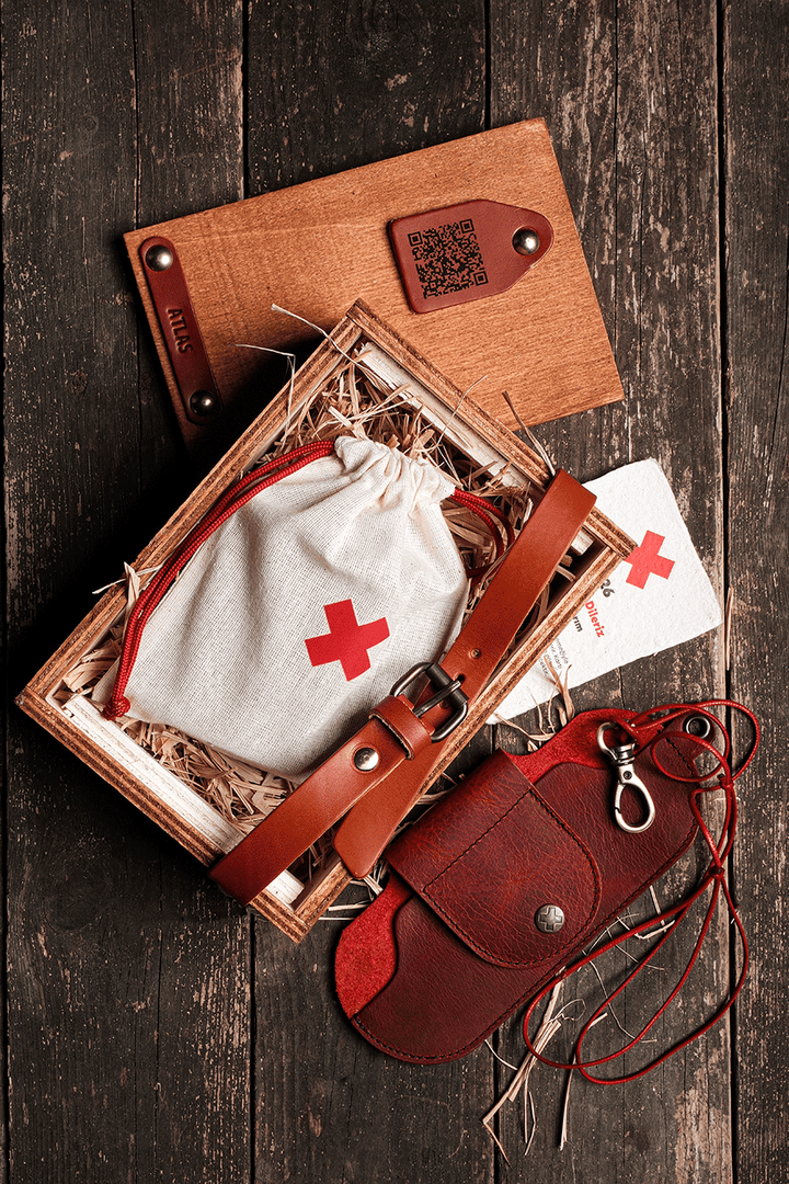 Deri Gözlük Kılıfı ( Boyun Askılı )