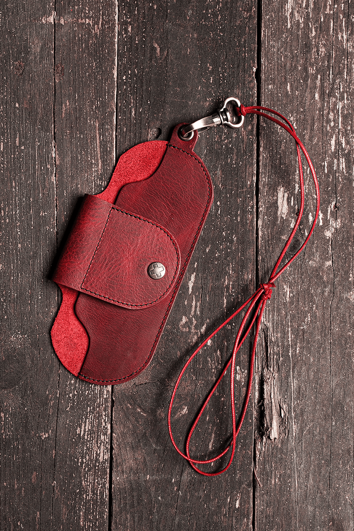 Deri Gözlük Kılıfı ( Boyun Askılı )