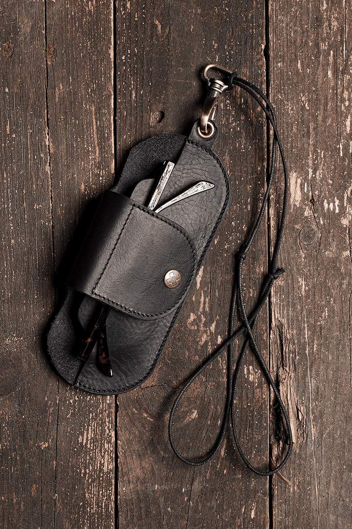 Deri Gözlük Kılıfı ( Boyun Askılı )