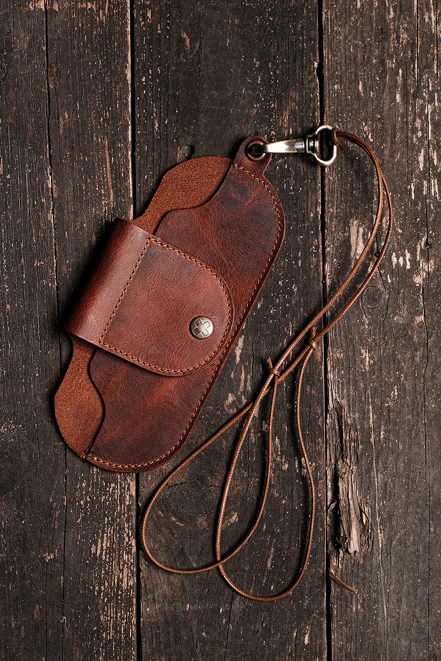 Deri Gözlük Kılıfı ( Boyun Askılı )