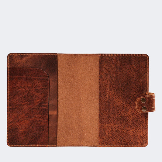 A5 Dikişli Deri Organizer Defter Taba – içi