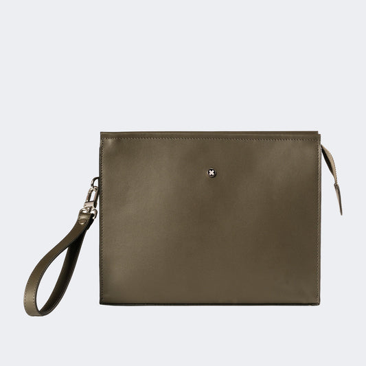 Saffiano Clutch El Çantası – Olive